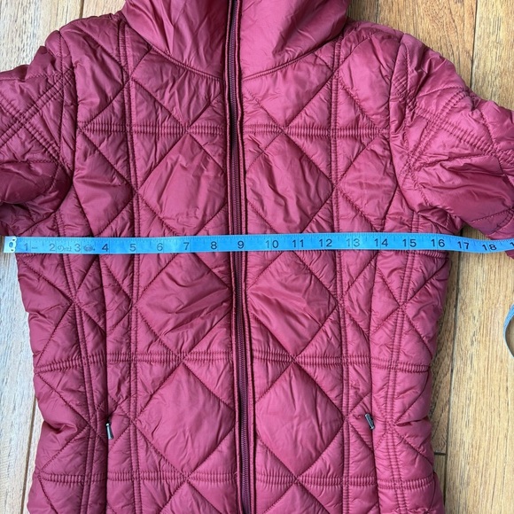 Patagonia Women's Low Sky Dark Red Long Jacket Size XS - Picture 4 of 7